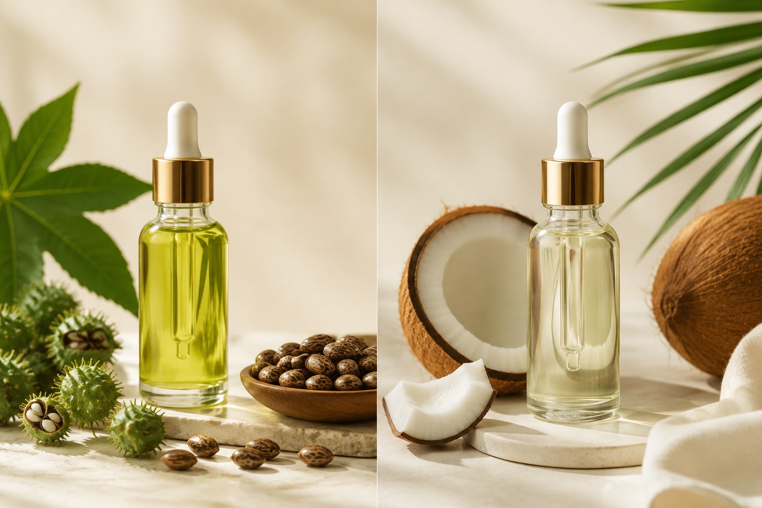 Castor Oil vs Coconut Oil