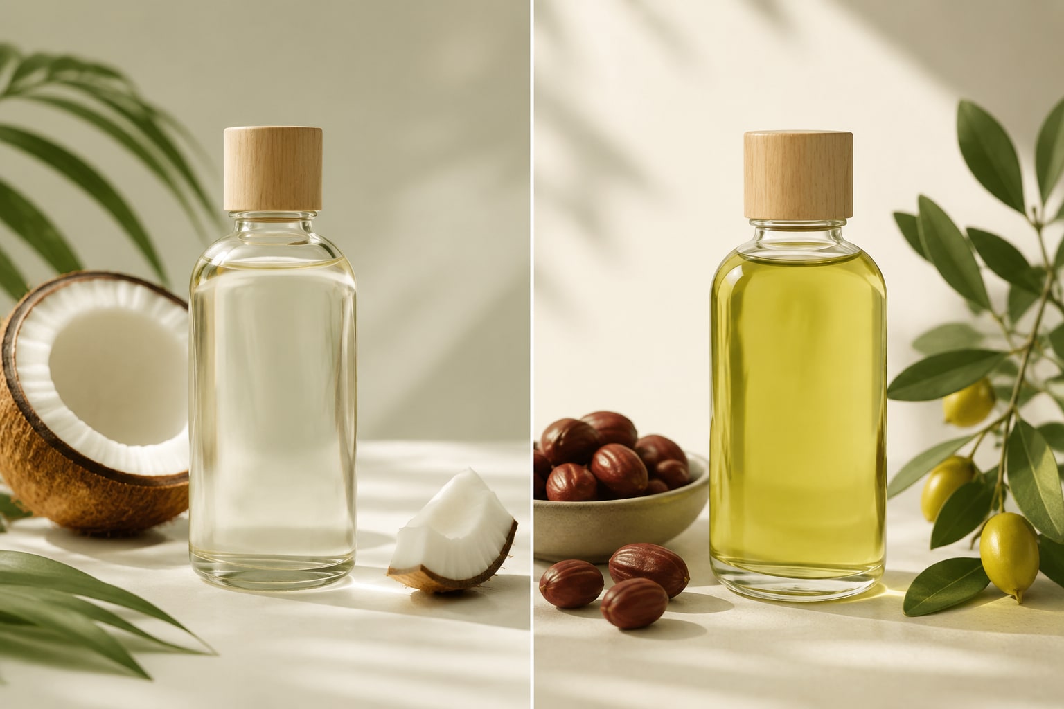 Coconut Oil vs Jojoba Oil